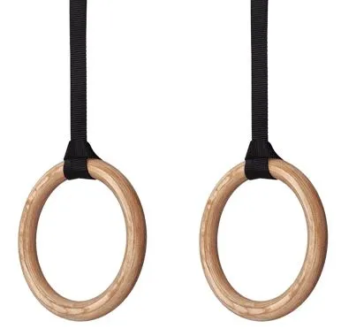 Anillos de madera gimnástica